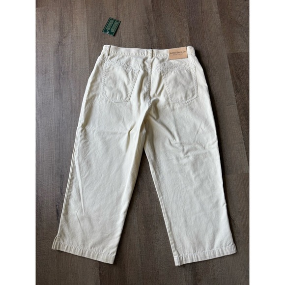 Ralph Lauren Pants Lauren Jeans Co. Women's RN 54050 Ivory Capri Size 12 - Picture 2 of 9